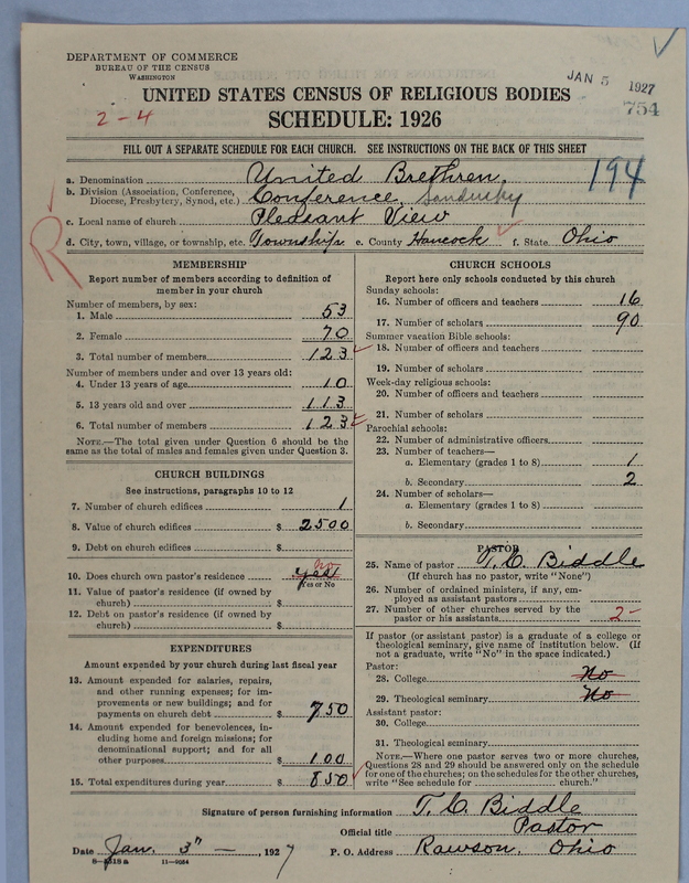 Scan of Church of the United Brethren in Christ: 754
