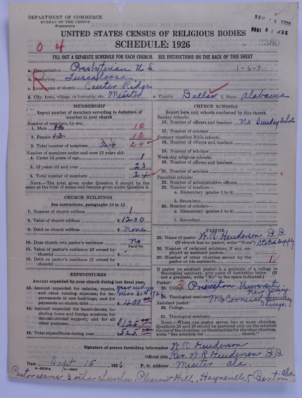 Scan of Presbyterian Church in the United States: 2380