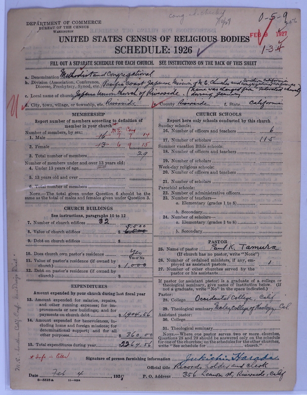 Scan of Federated Churches: 256