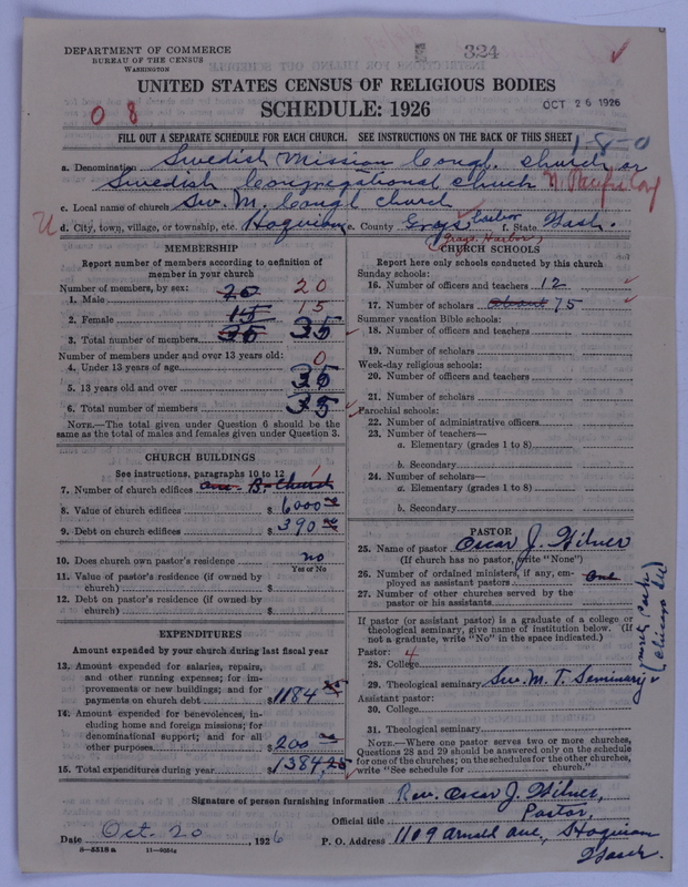 Scan of Swedish Evangelical Mission Covenant of America: 324