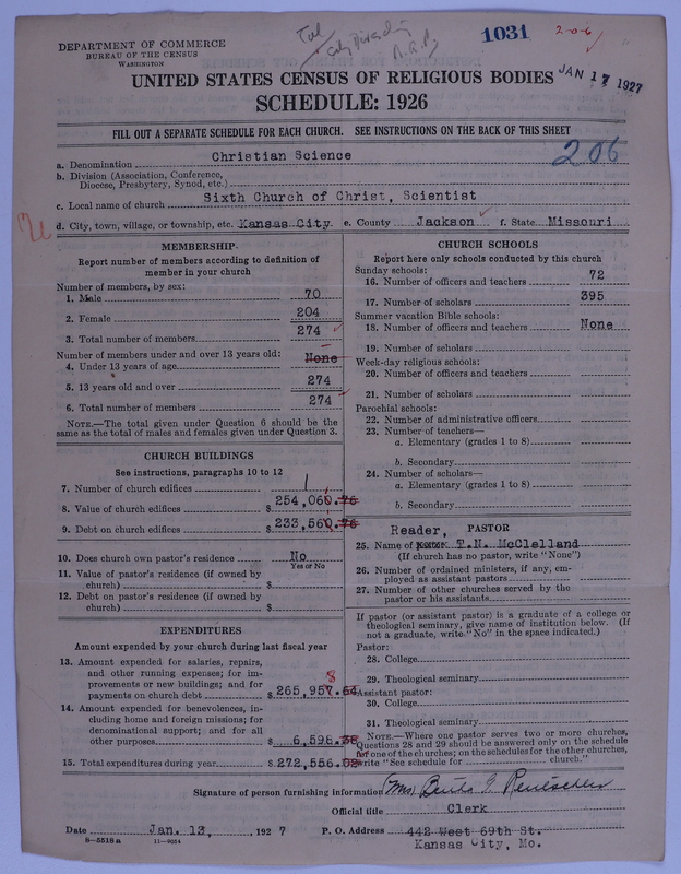 Scan of Church of Christ, Scientist: 1031