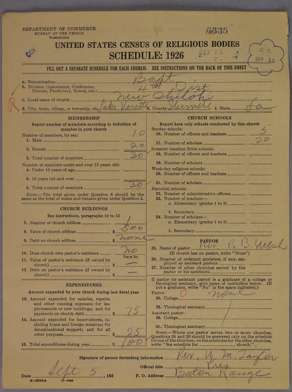 Scan of Negro Baptists: 6335