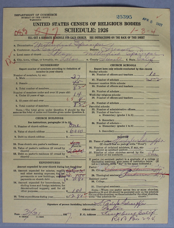 Scan of Methodist Episcopal Church: 25395