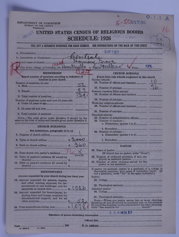 Scan of Negro Baptists: 21736