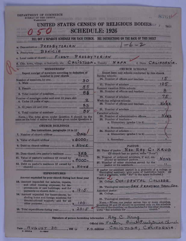 Scan of Presbyterian Church in the United States of America: 8761