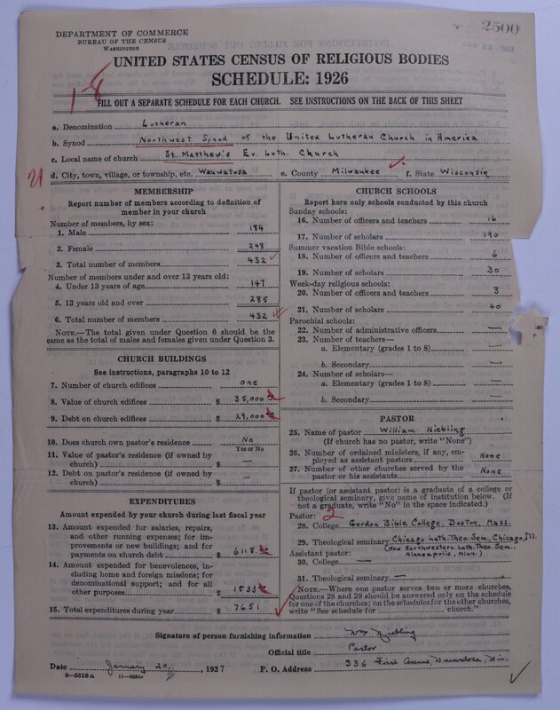 Scan of United Lutheran Church in America: 2500
