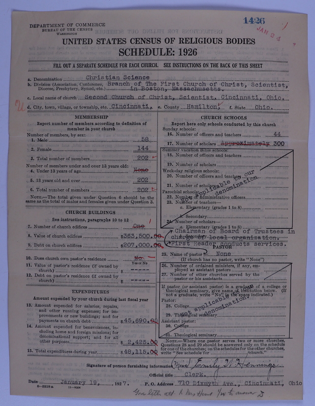 Scan of Church of Christ, Scientist: 1426
