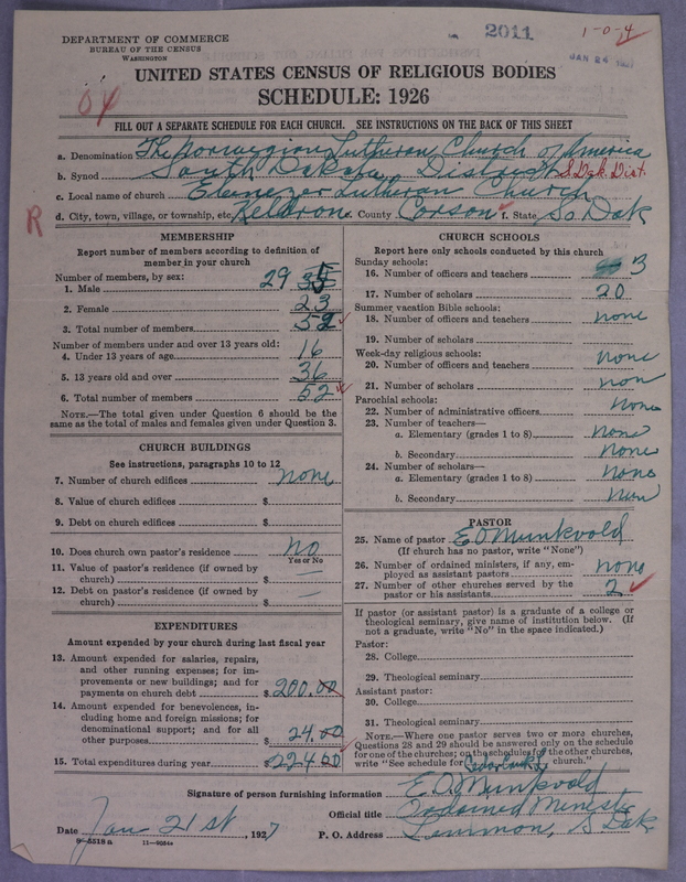 Scan of Norwegian Lutheran Church of America: 2011