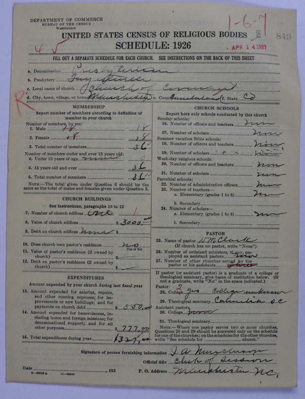 Scan of Presbyterian Church in the United States: 849