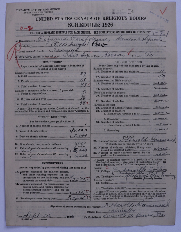 Scan of Reformed Presbyterian Church in North America, General Synod: 4