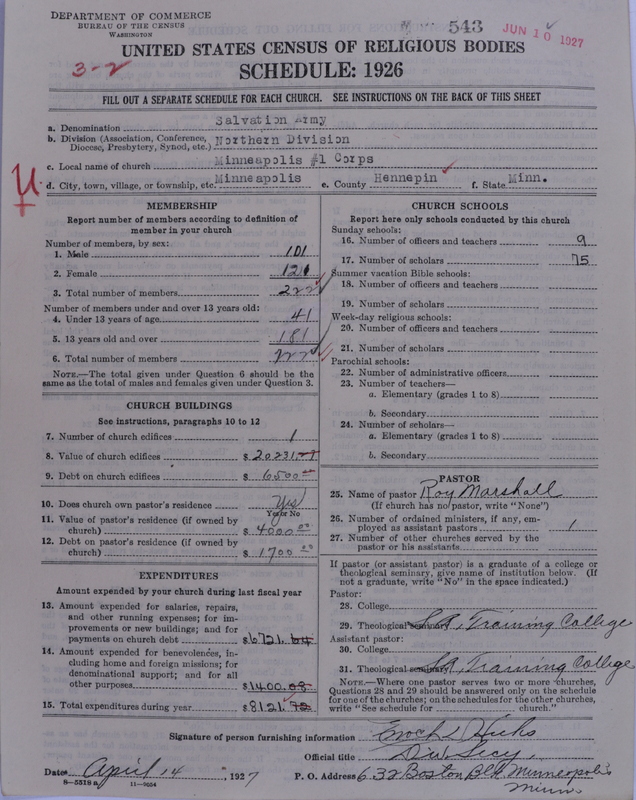Scan of Salvation Army: 543