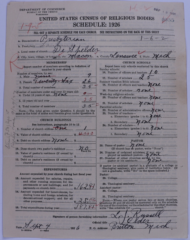 Scan of Presbyterian Church in the United States of America: 4055