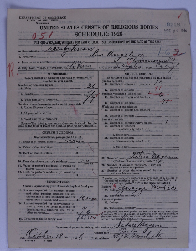 Scan of Presbyterian Church in the United States of America: 8718