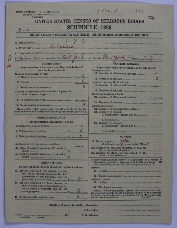 Scan of Reformed Church in America: 147