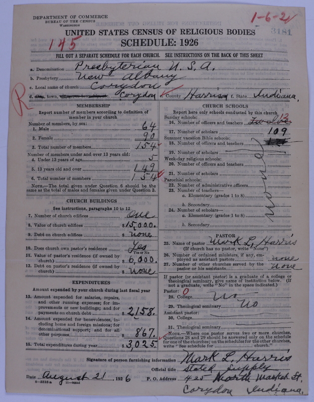 Scan of Presbyterian Church in the United States of America: 3181