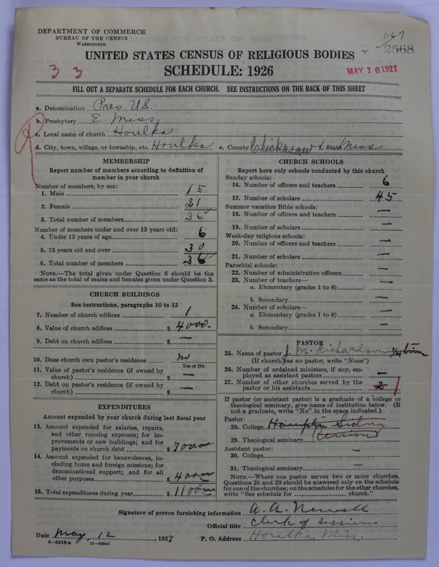 Scan of Presbyterian Church in the United States: 2568