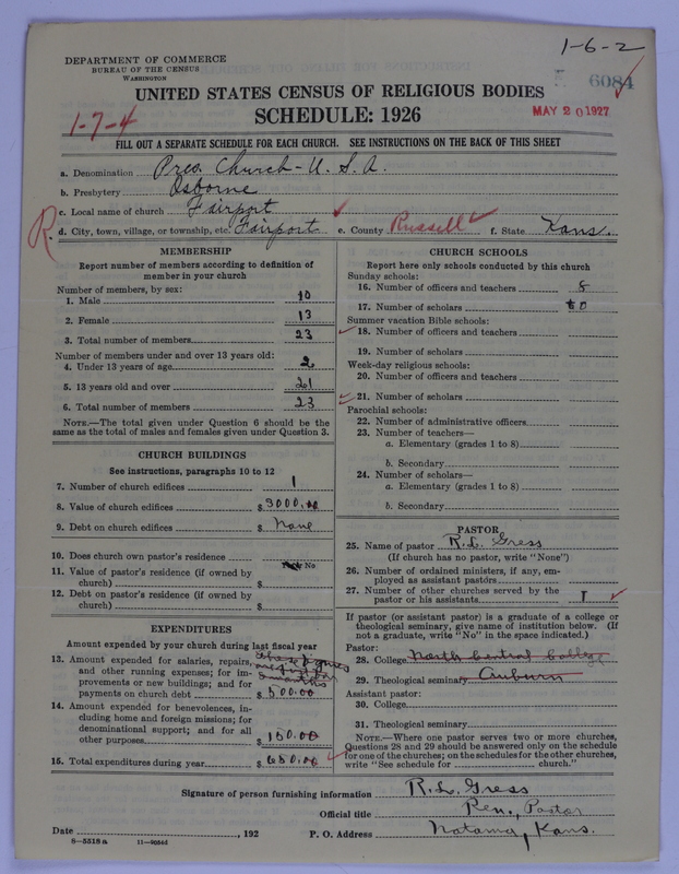 Scan of Presbyterian Church in the United States of America: 6084