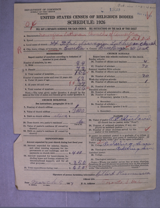 Scan of Norwegian Lutheran Church of America: 1959