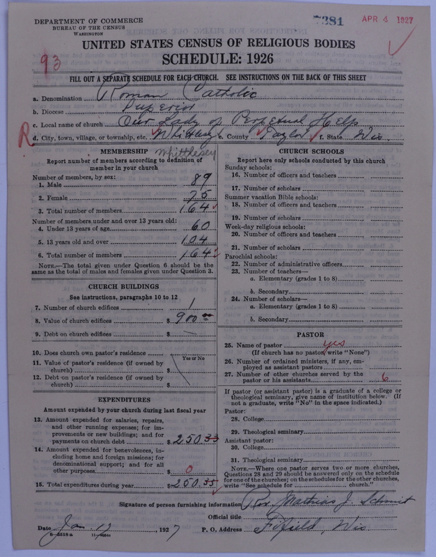 Scan of Roman Catholic Church: 7381