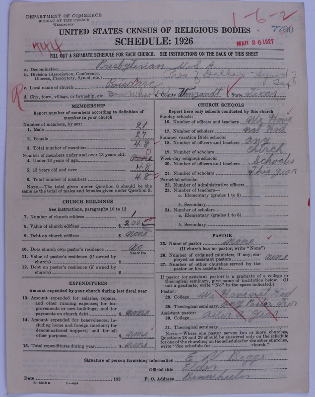 Scan of Presbyterian Church in the United States of America: 7780