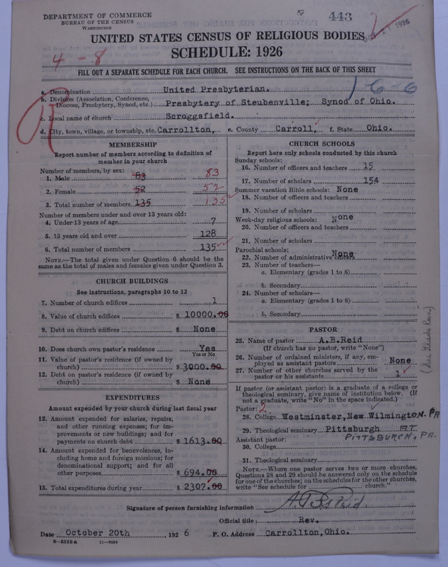 Scan of United Presbyterian Church of North America: 443