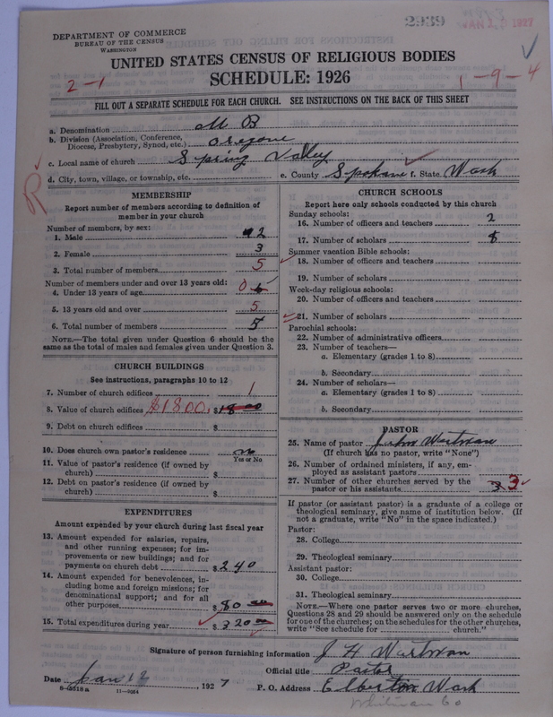Scan of Church of the United Brethren in Christ: 2939