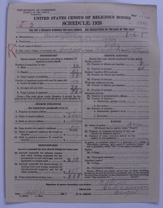 Scan of Presbyterian Church in the United States: 1141