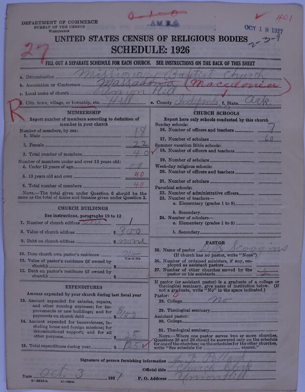 Scan of Landmark Baptist of America: 401
