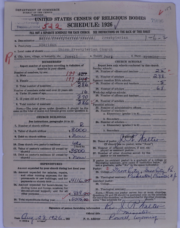 Scan of Presbyterian Church in the United States of America: 7986
