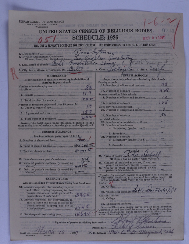 Scan of Presbyterian Church in the United States of America: 8721