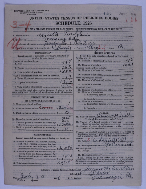 Scan of United Presbyterian Church of North America: 146