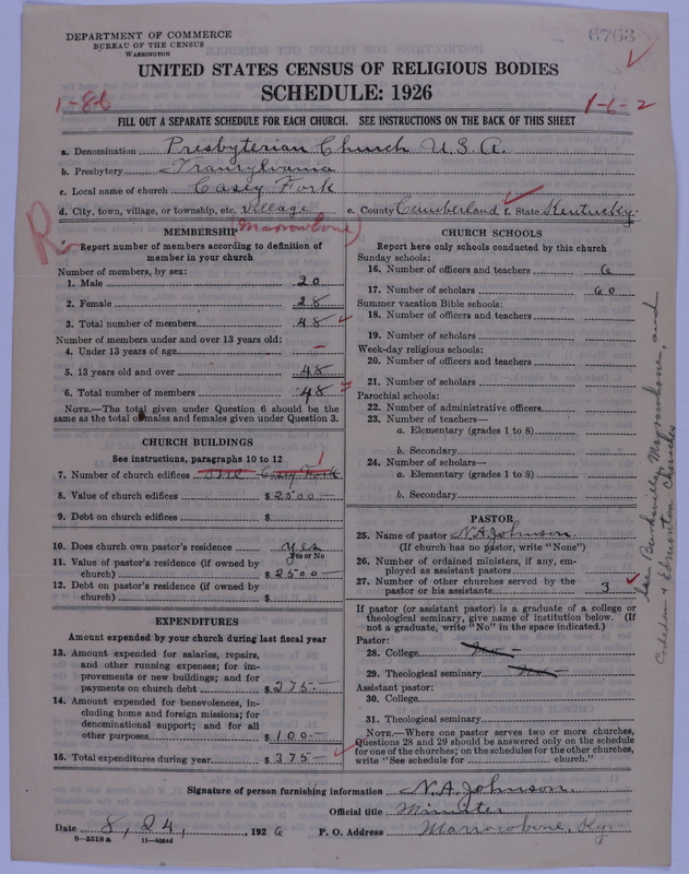 Scan of Presbyterian Church in the United States of America: 6763