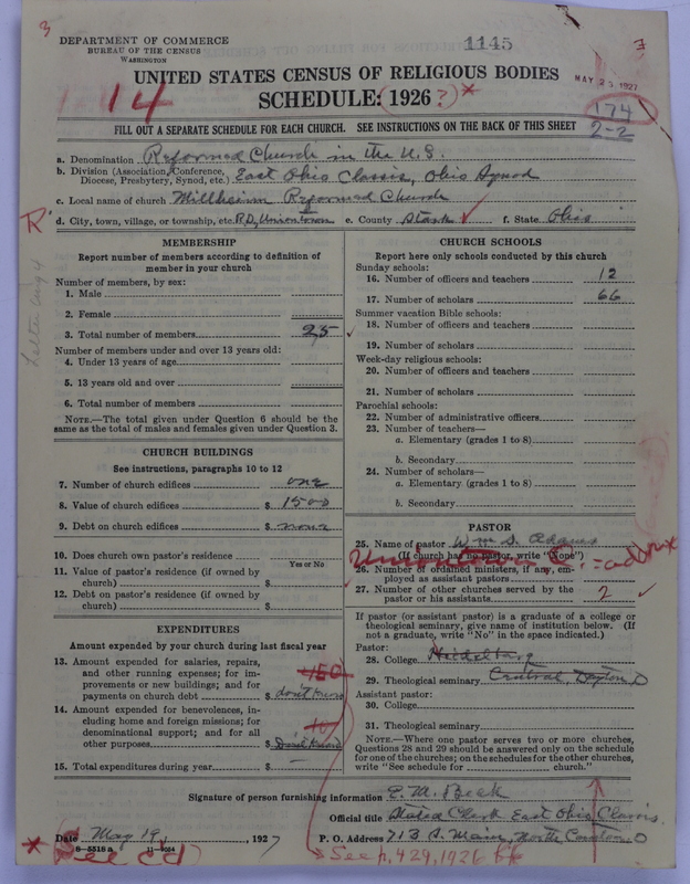 Scan of Reformed Church in the United States: 1145