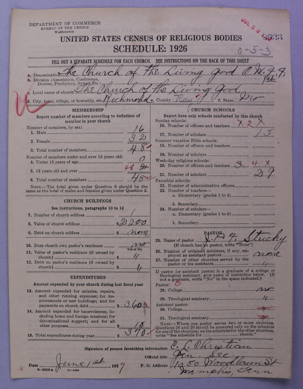 Scan of Church of the Living God, Christian Workers for Fellowship: 23