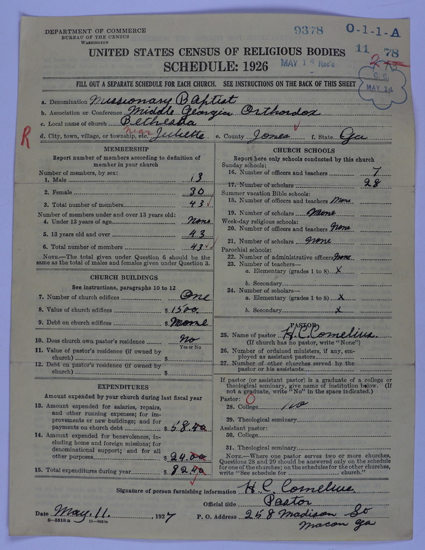 Scan of Negro Baptists: 9378