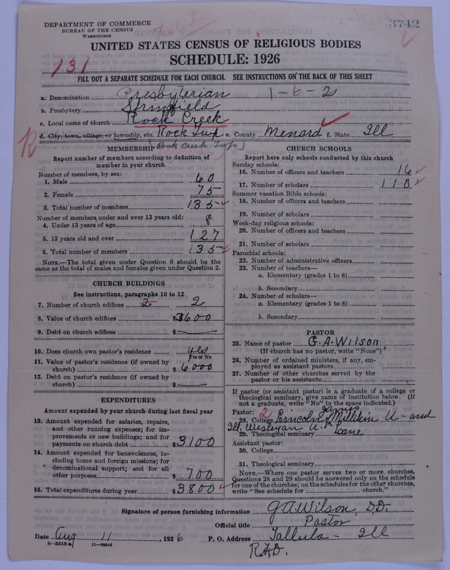 Scan of Presbyterian Church in the United States of America: 3742