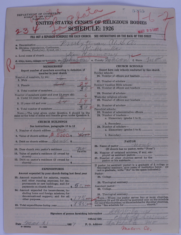 Scan of Presbyterian Church in the United States of America: 5265