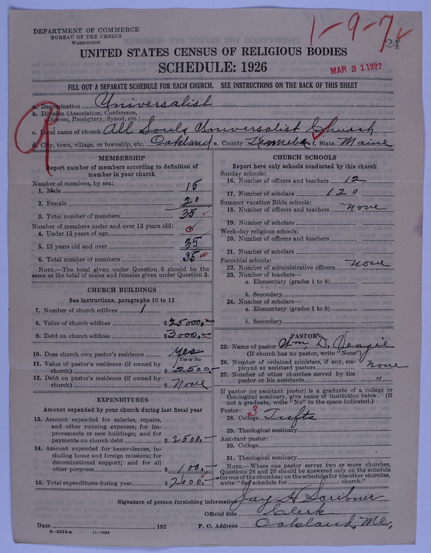 Scan of Universalist Church: 24