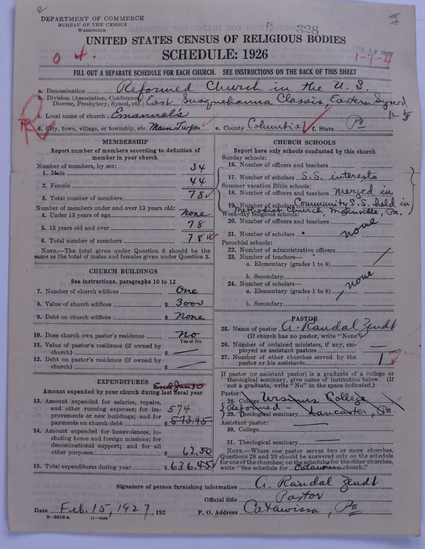 Scan of Reformed Church in the United States: 328