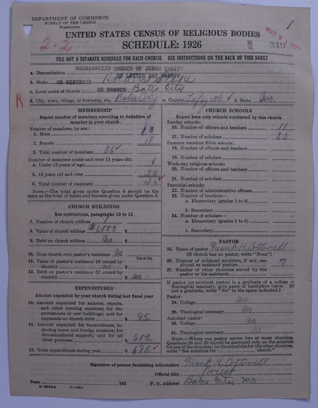 Scan of Reorganized Church of Jesus Christ of Latter Day Saints: 349
