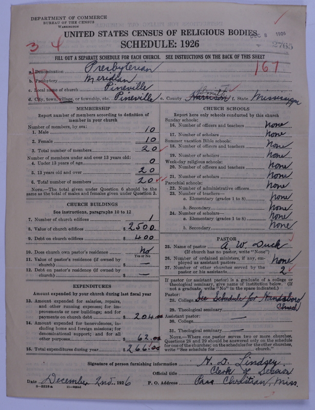 Scan of Presbyterian Church in the United States: 2765