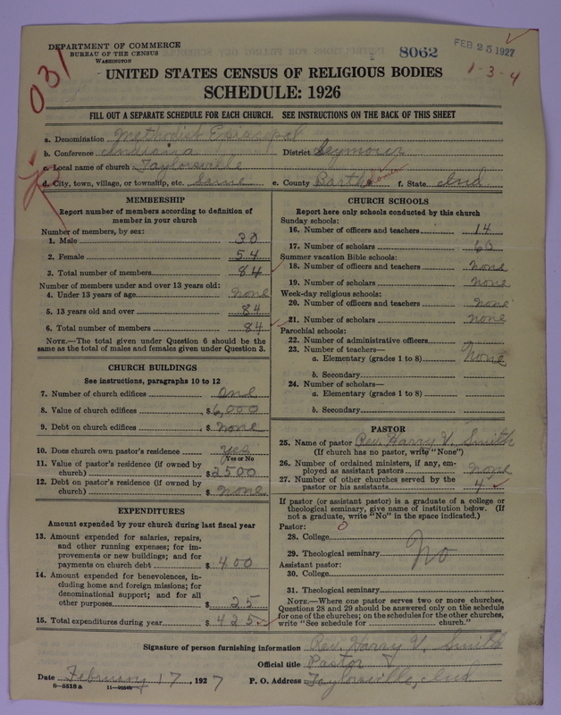 Scan of Methodist Episcopal Church: 8062