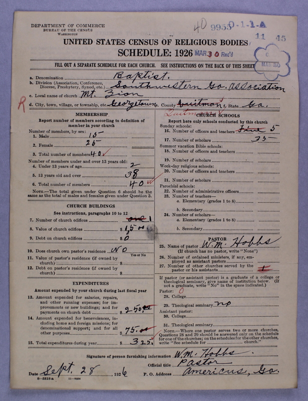Scan of Negro Baptists: 9955