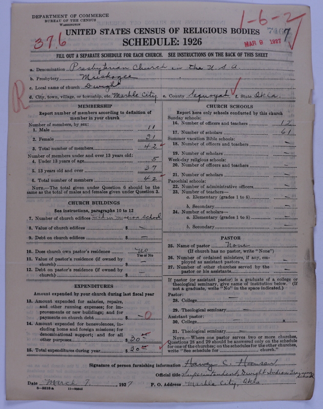Scan of Presbyterian Church in the United States of America: 7467
