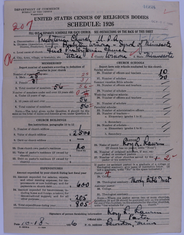 Scan of Presbyterian Church in the United States of America: 4668