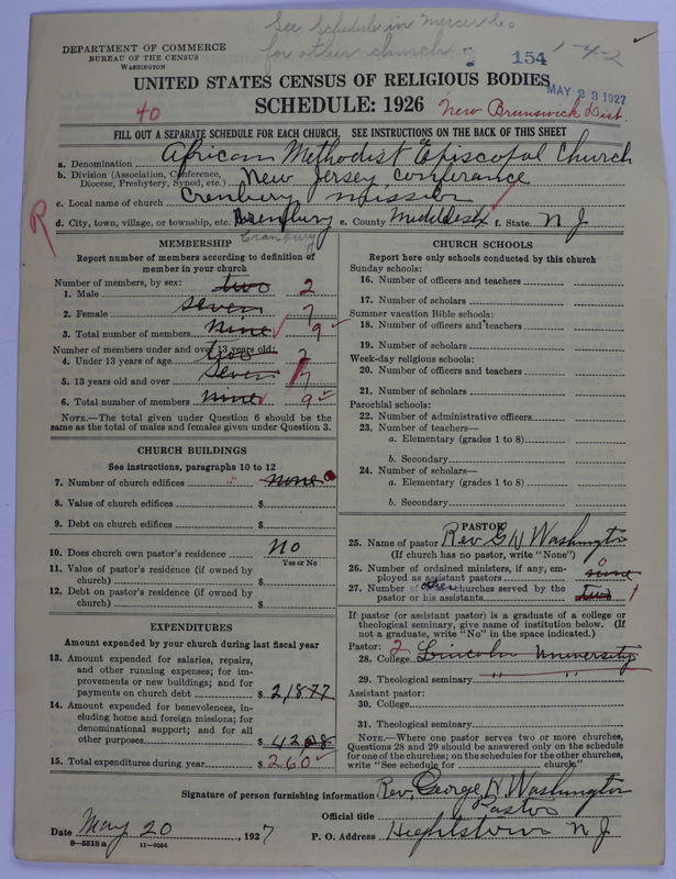 Scan of African Methodist Episcopal Church: 154