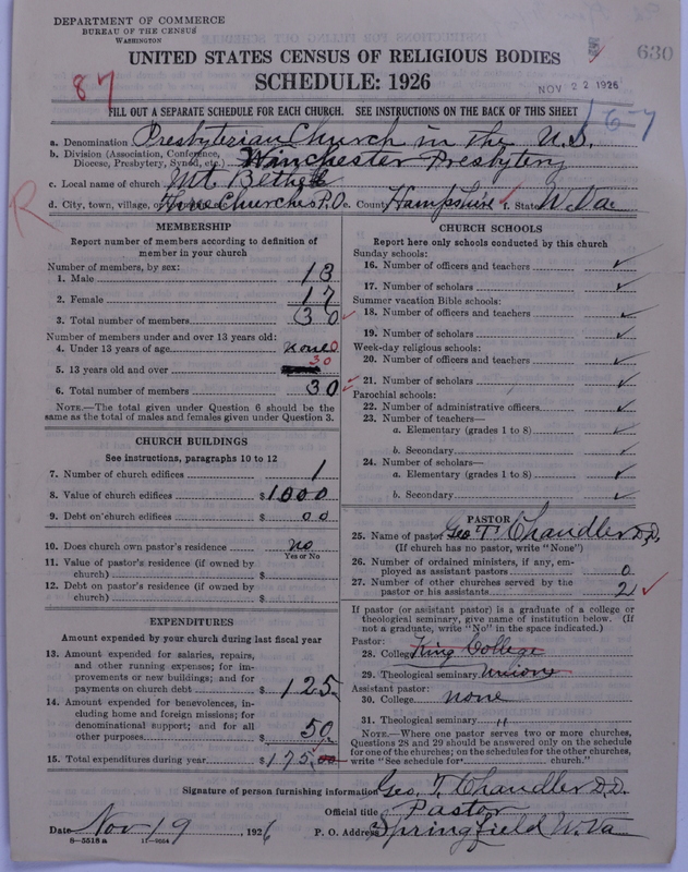 Scan of Presbyterian Church in the United States: 630
