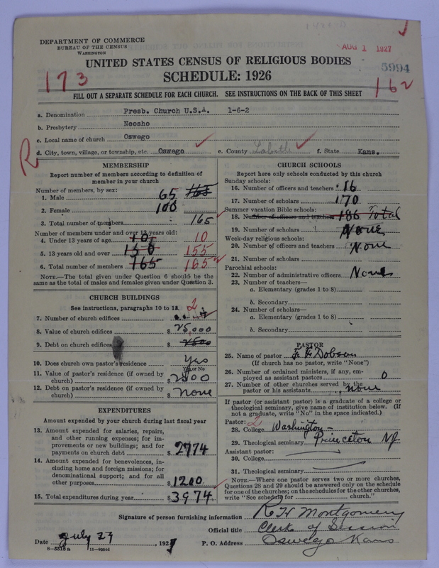 Scan of Presbyterian Church in the United States of America: 5994