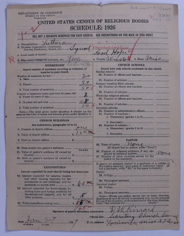Scan of United Lutheran Church in America: 3502