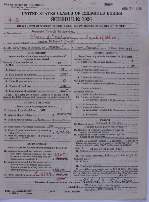 Scan of Reformed Church in America: 35